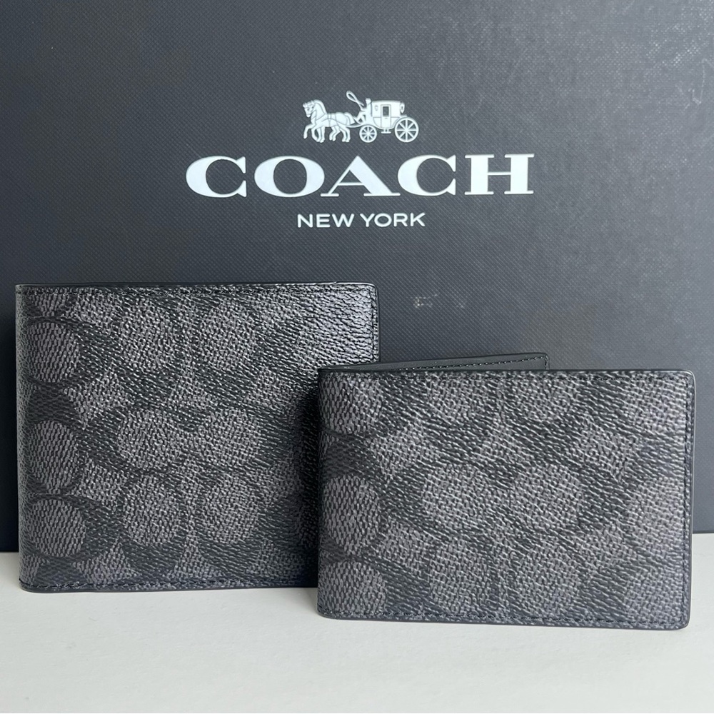 NWT Coach 3 In 1 Wallet In Signature Canvas